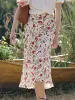 Yara Romantic Tulip Print Skirt sold by Simple Retro