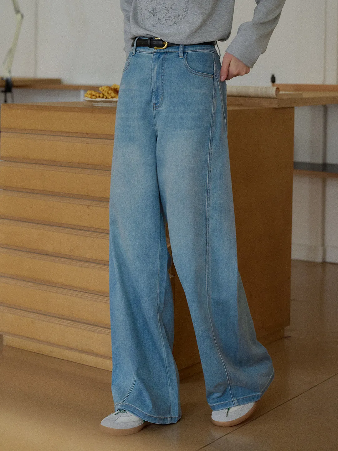 Helen Versatile Lyocell Cotton Flare Jeans sold by Simple Retro