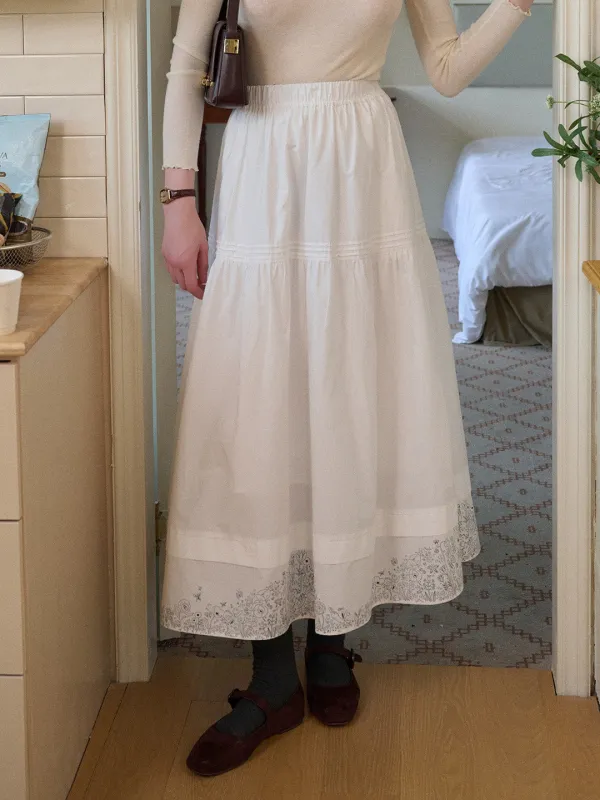 Bristol Midi 100% Cotton Skirt sold by Simple Retro