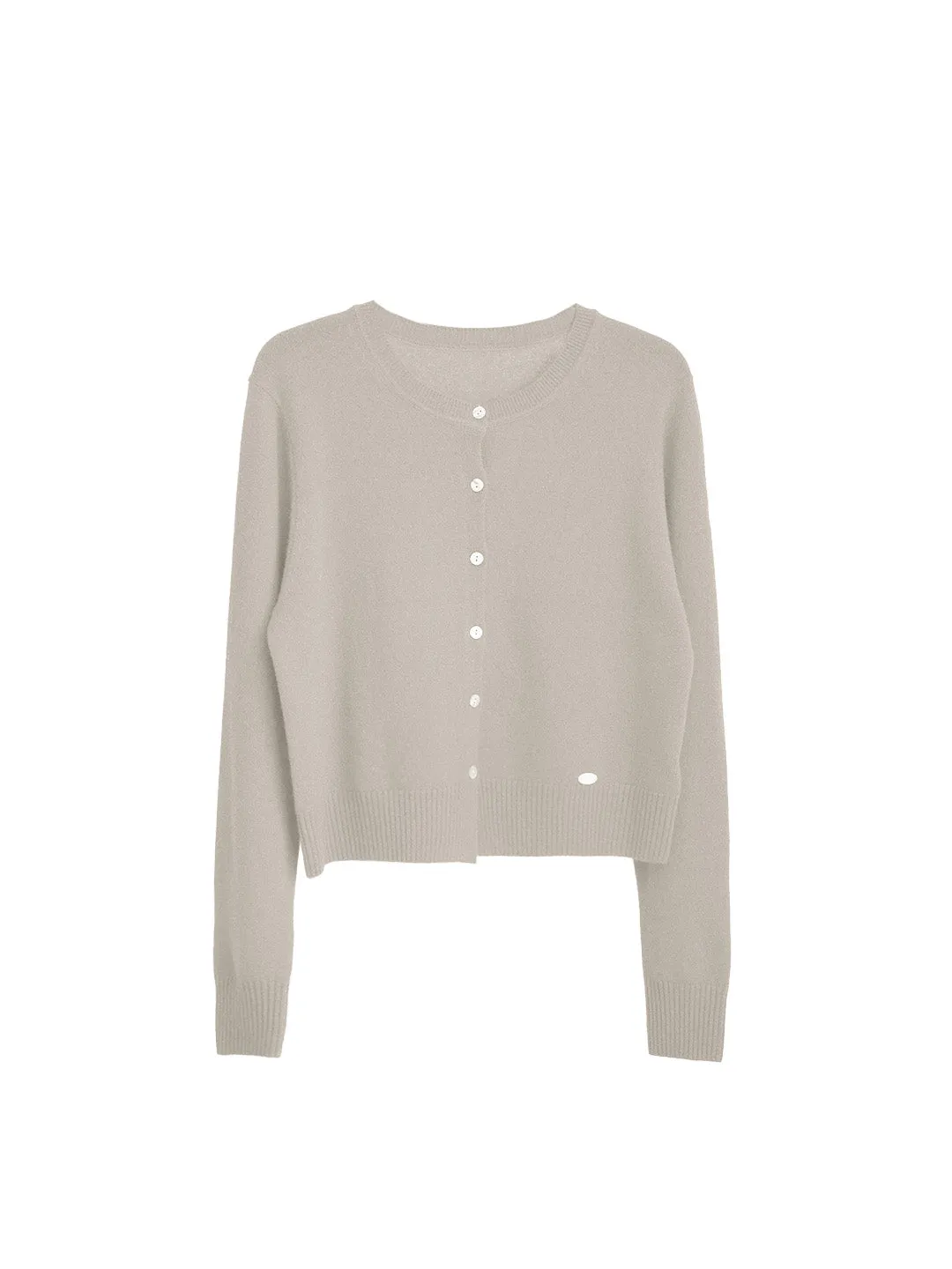 Dayana Round Neck 100% Wool Cardigan sold by Simple Retro product image thumbnail 3