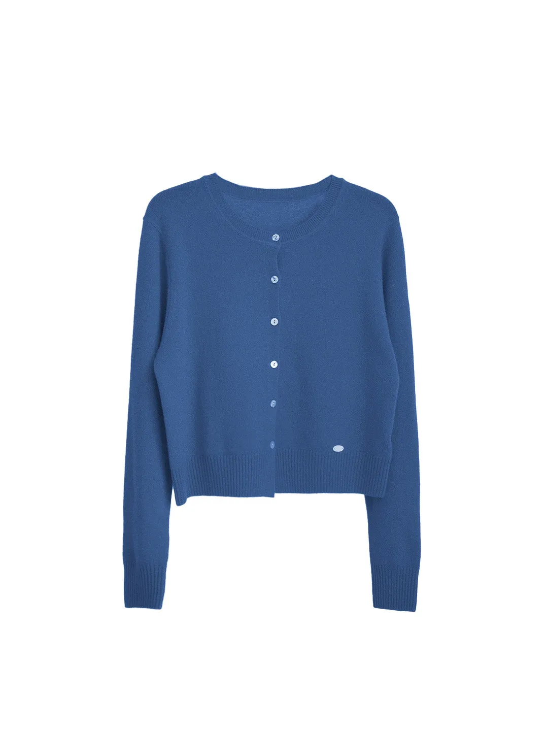 Dayana Round Neck 100% Wool Cardigan sold by Simple Retro product image thumbnail 2