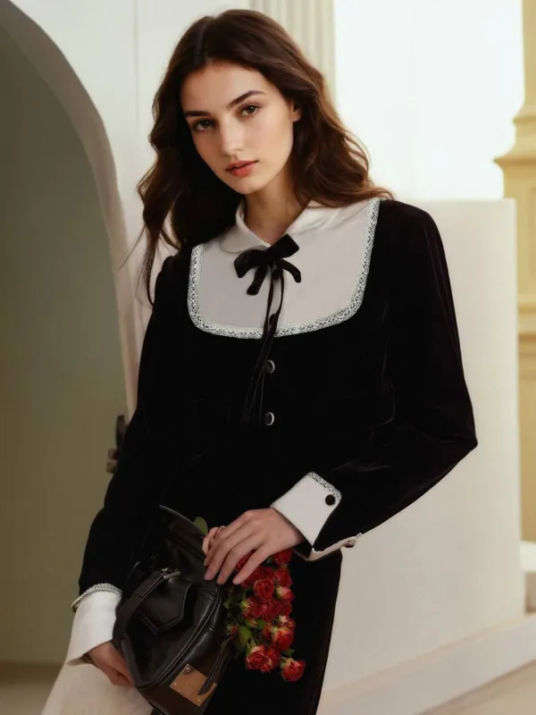 Avianna Peter Pan Collar Blouse sold by Simple Retro
