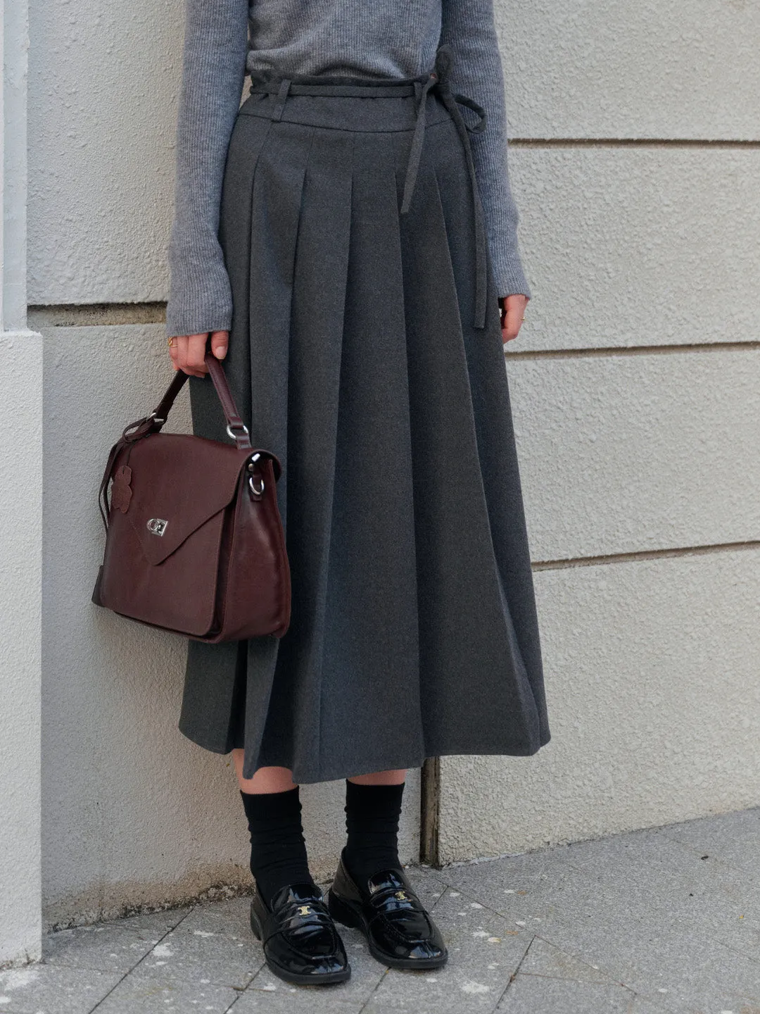 Jazmin A-Line Pleated Skirt sold by Simple Retro product image thumbnail 4