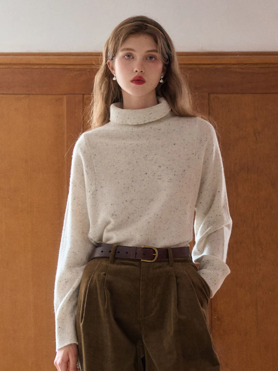 Fallon Turtleneck 100% Wool Sweater sold by Simple Retro