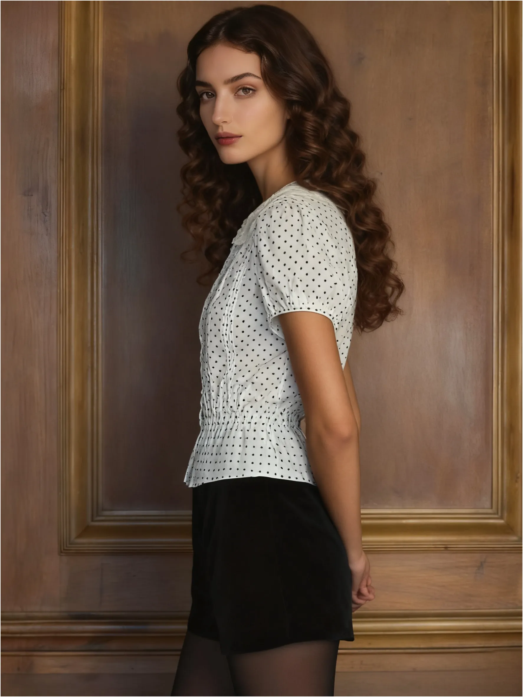 Chelsea Peter Pan Collar Blouse sold by Simple Retro product image thumbnail 3