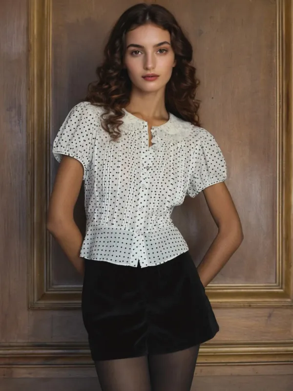 Chelsea Peter Pan Collar Blouse sold by Simple Retro
