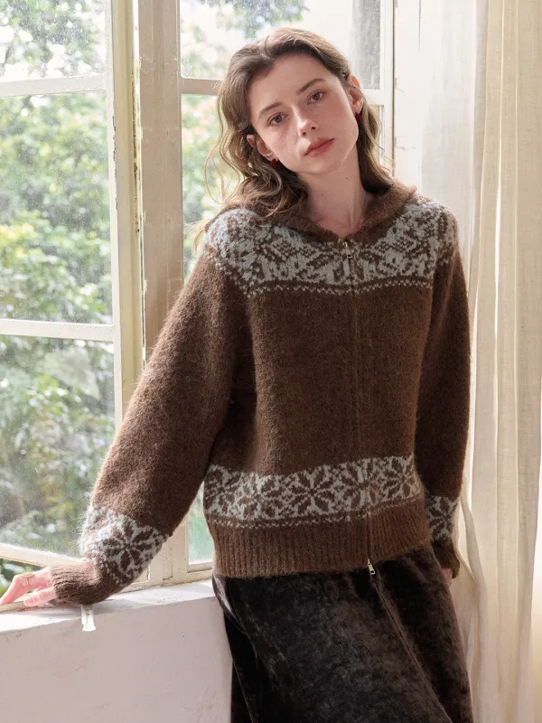 Novalee V-Neck Wool Cardigan sold by Simple Retro