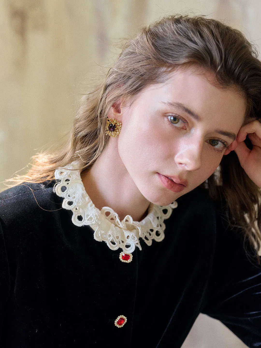 Macaron Retro Sea Anemone Earrings sold by Simple Retro product image thumbnail 5