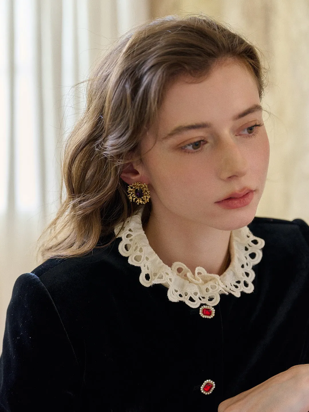 Macaron Retro Sea Anemone Earrings sold by Simple Retro product image thumbnail 2