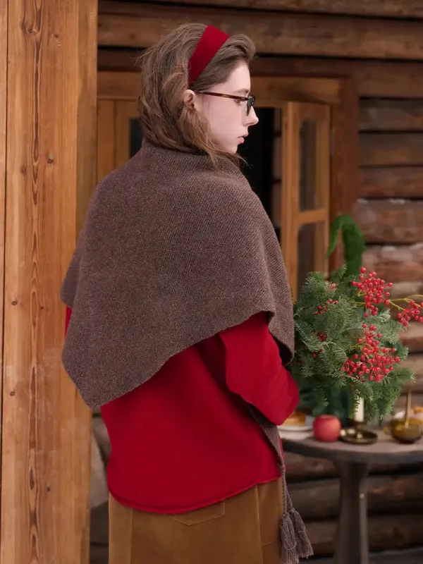 Skyla 100% Wool Scarf sold by Simple Retro