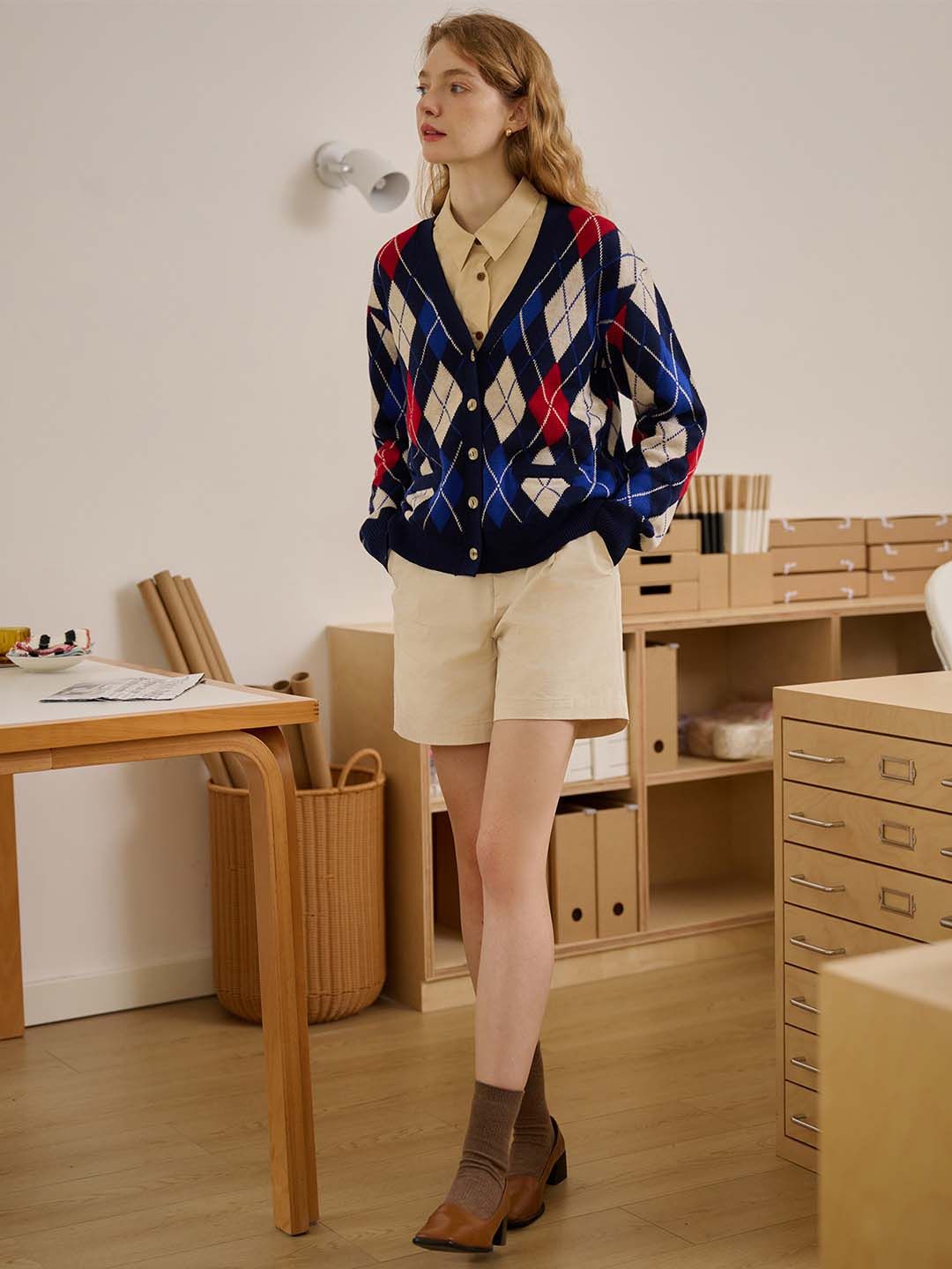 Jolene Argyle Patterned Knit Cardigan sold by Simple Retro product image thumbnail 6