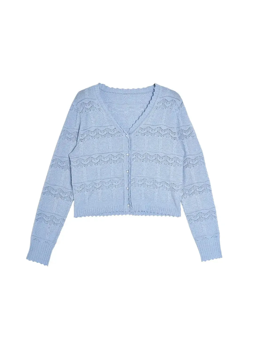 Elouise V-Neck Wool Cardigan sold by Simple Retro product image thumbnail 2