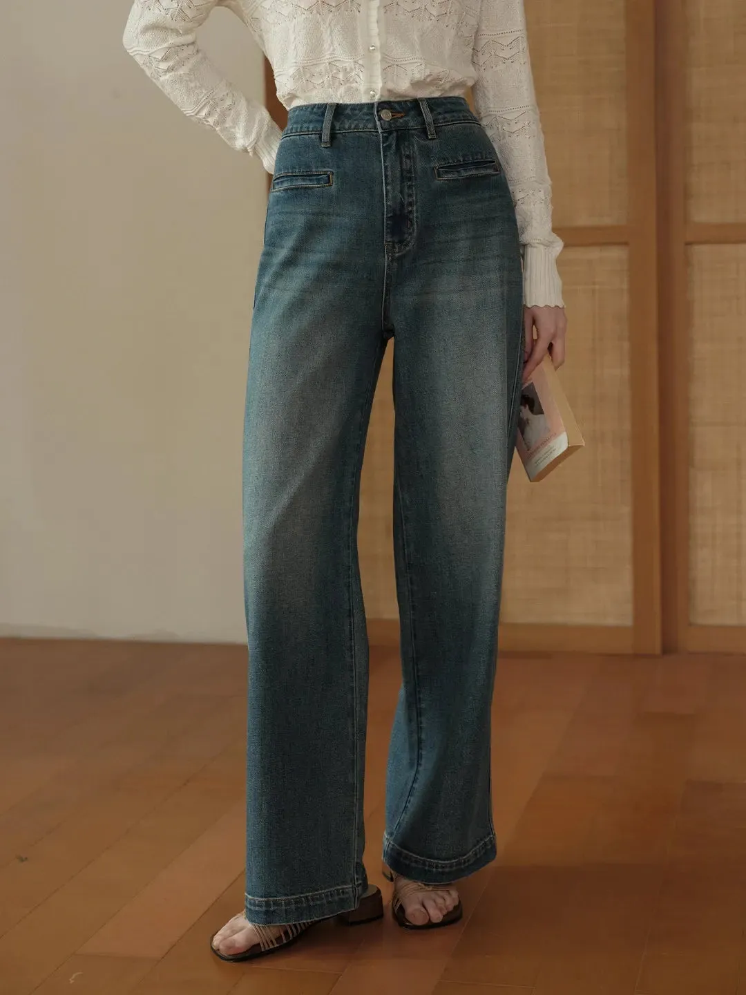 Luisa Versatile Flare Jeans sold by Simple Retro product image thumbnail 5