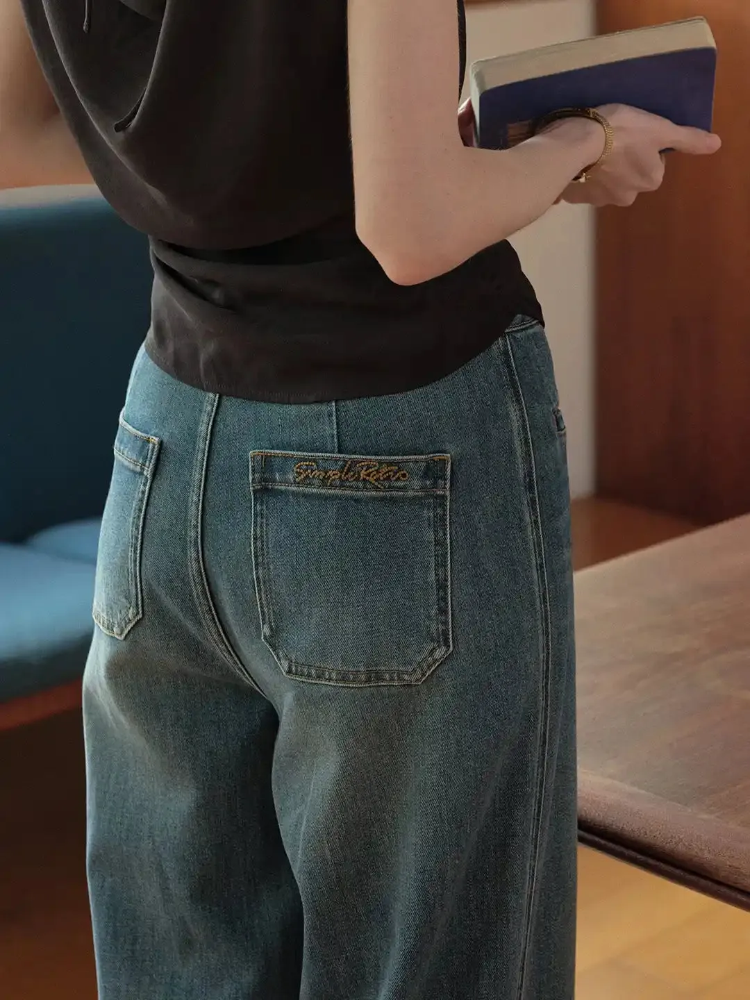Luisa Versatile Flare Jeans sold by Simple Retro product image thumbnail 5