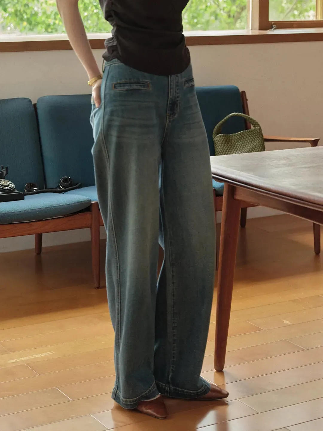 Luisa Versatile Flare Jeans sold by Simple Retro product image thumbnail 2