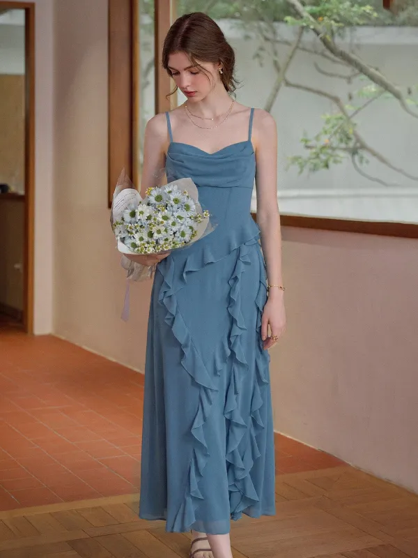 Leilani Ruffle Sleeveless Dress made by Simple Retro