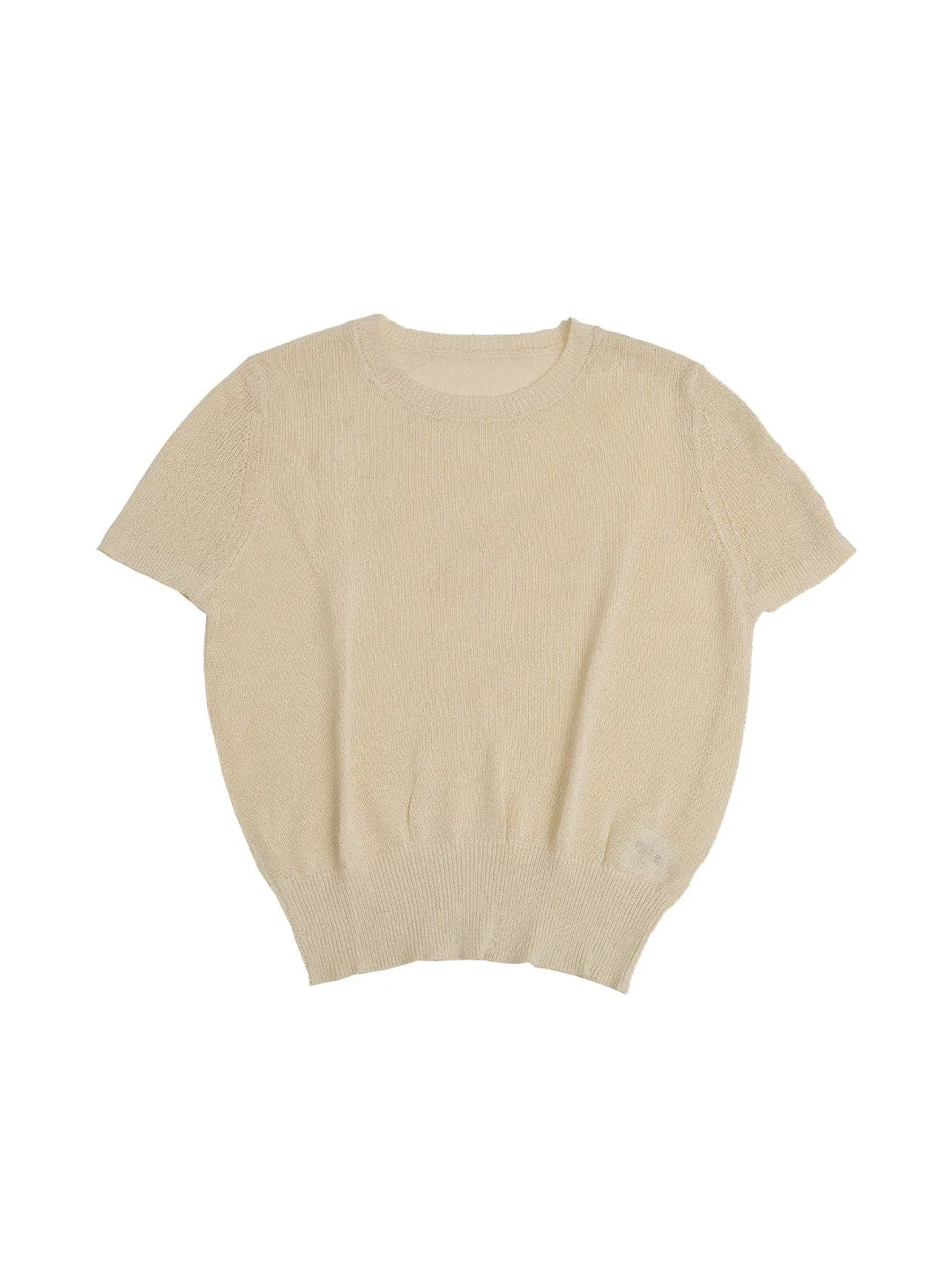 Ainsley Round Neck Light-Knit Blouse sold by Simple Retro product image thumbnail 2