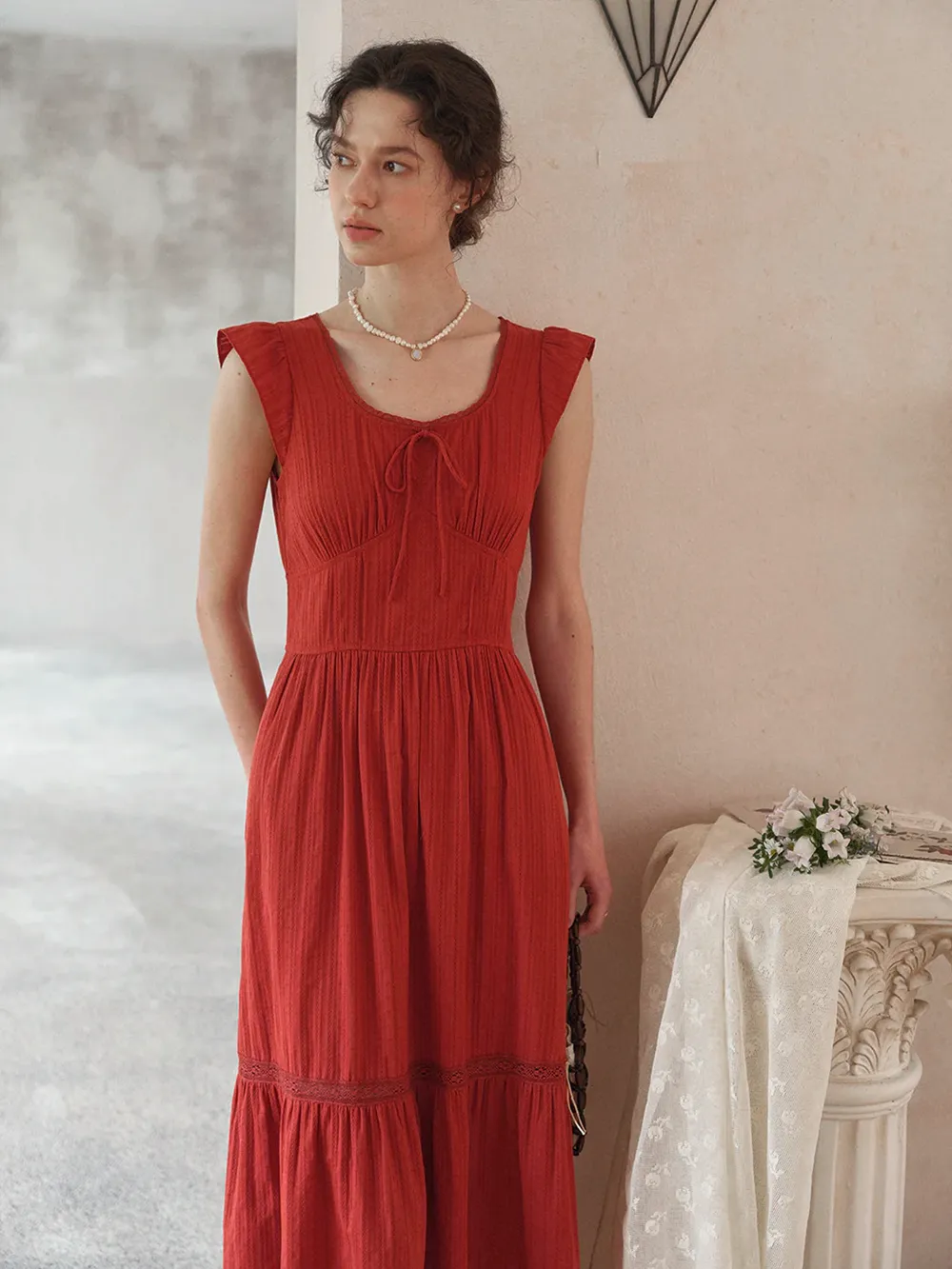 Tempest Round Neck 100% Cotton Dress sold by Simple Retro product image thumbnail 5