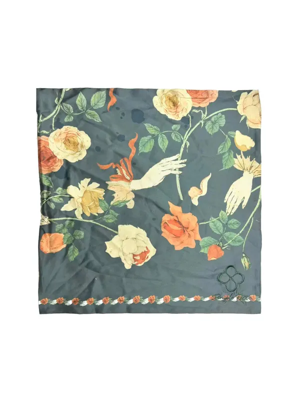 Anniversary Limited-Edition Floral Scarf made by Simple Retro