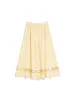 Ashley Floral Embroidery 100% Cotton Skirt sold by Simple Retro