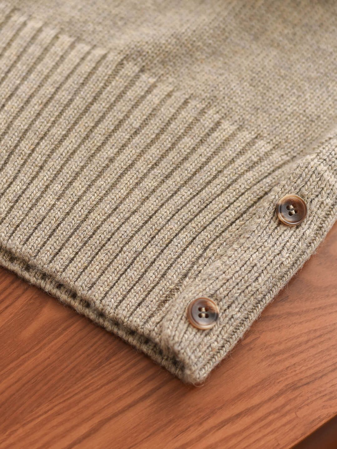 Ayla Crewneck Brown Knit Sweater sold by Simple Retro product image thumbnail 8