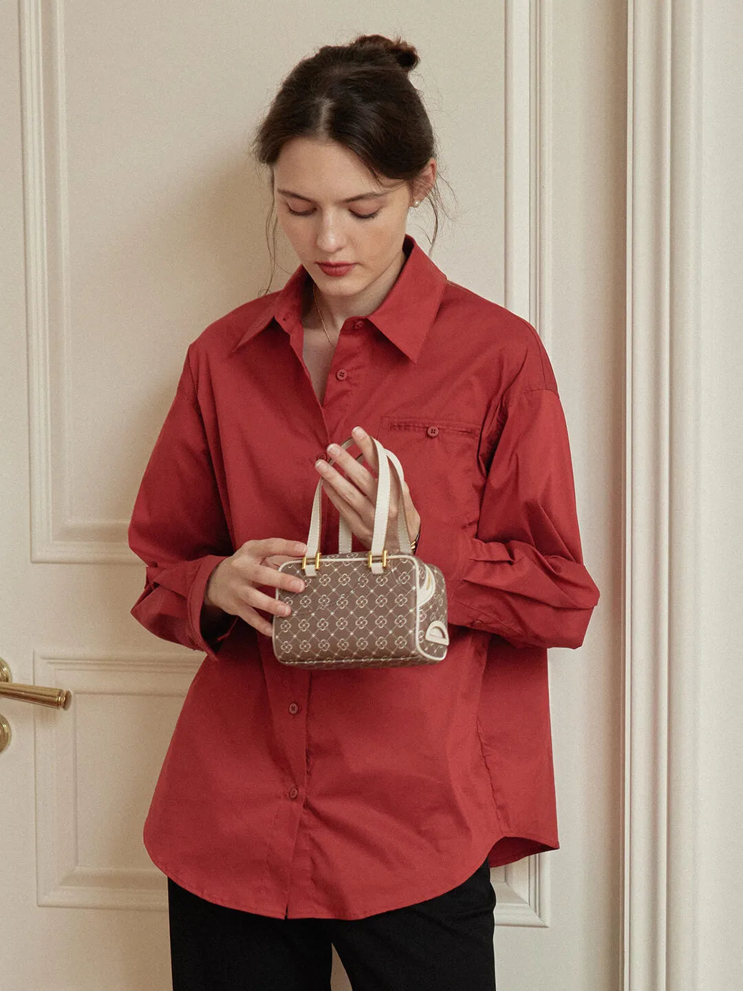 Blanche Red Blouse sold by Simple Retro product image thumbnail 3