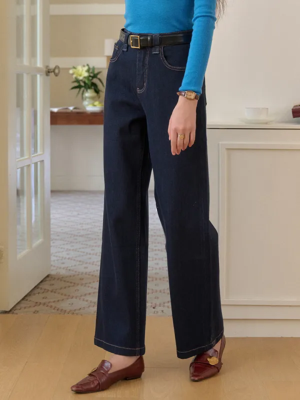 Alexis Straight Lyocell Cotton Jeans sold by Simple Retro