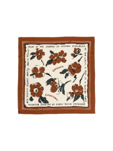 Chowxiaodou Rainbow Girl Twill Silk Square Scarf sold by Simple Retro