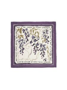 Chowxiaodou Rainbow Girl Twill Silk Square Scarf sold by Simple Retro