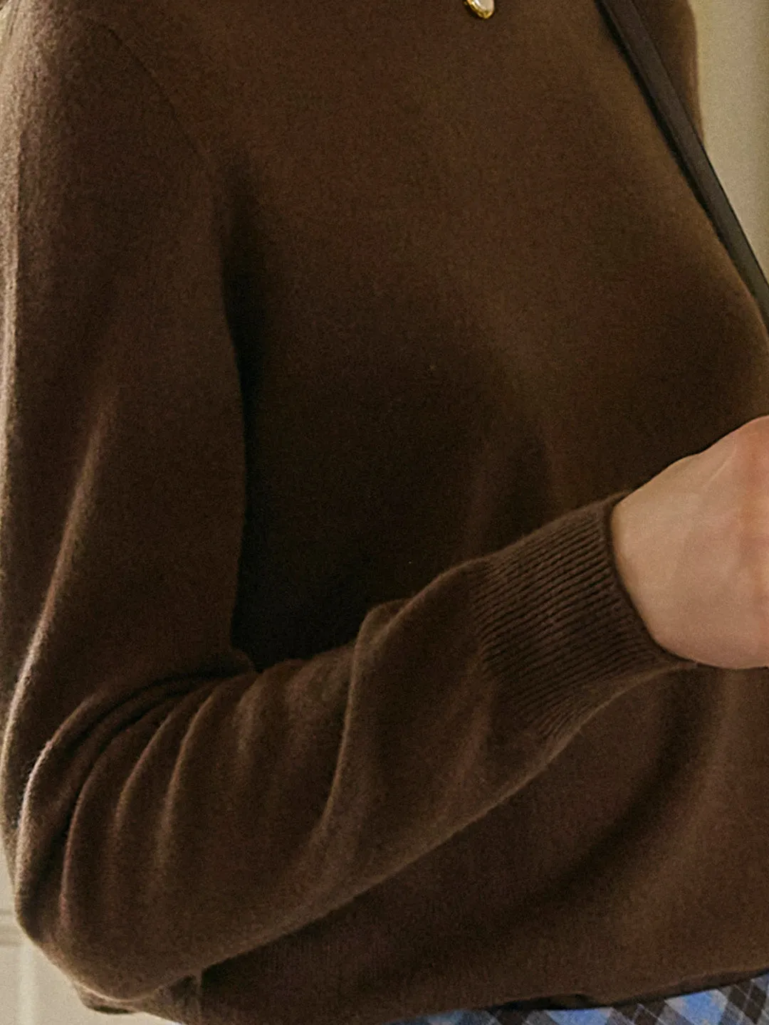 Kamari Mock Neck 100% Wool Slim Fit Knit Sweater sold by Simple Retro product image thumbnail 3