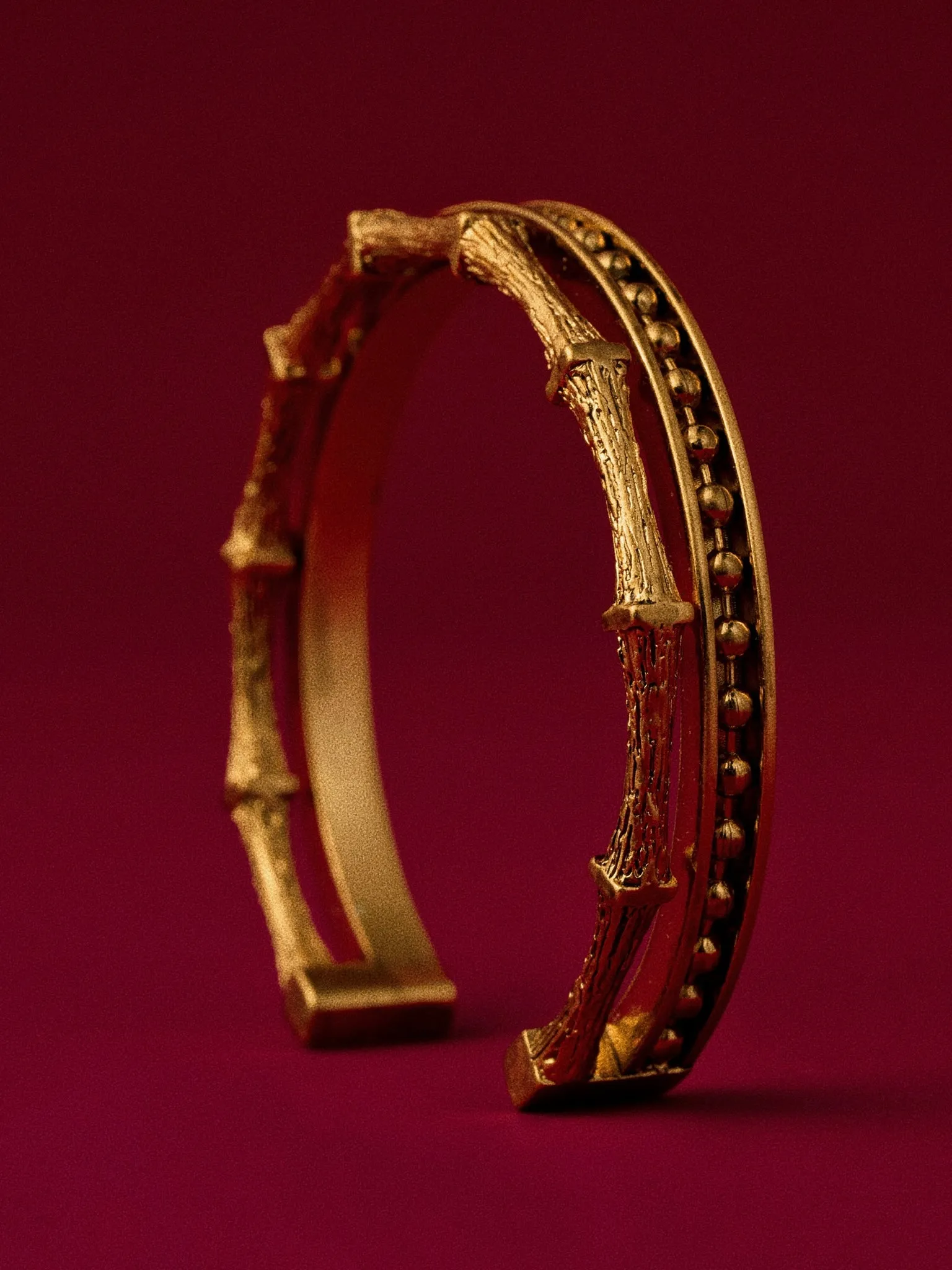 B! Bone Double-Layer Bracelet sold by Bravura! product image thumbnail 4