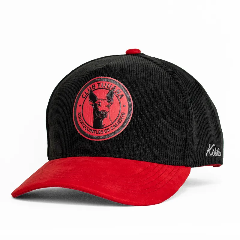 Xolos & Kiblo - Pana Negra y Gamuza Roja sold by Kiblo Caps Co.
