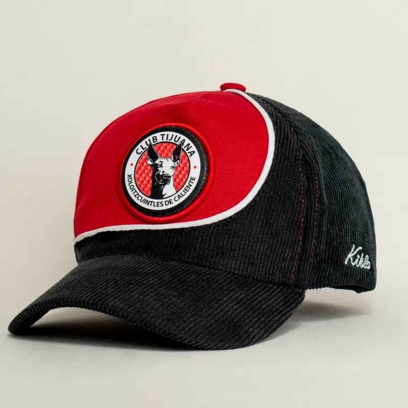 Xolos & Kiblo - Pana Negra y Gabardina Roja sold by Kiblo Caps Co.