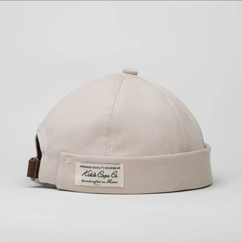 Brimless - Cream sold by Kiblo Caps Co.