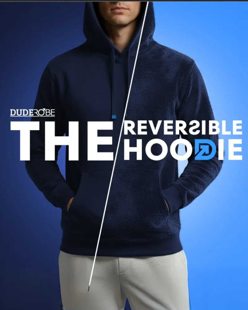 Reversible DudeHoodie sold by Dude Robe product image thumbnail 2