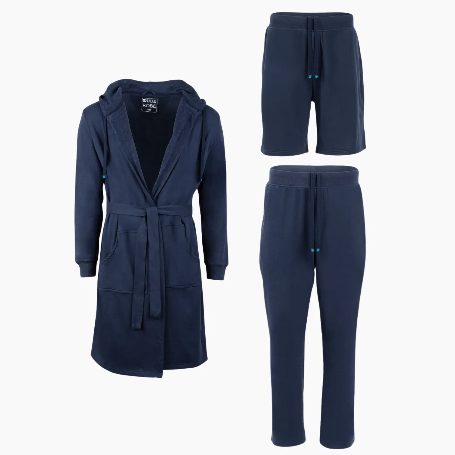 Ultimate Combo - Luxury Men's Bathrobe, Shorts & Pants sold by Dude Robe