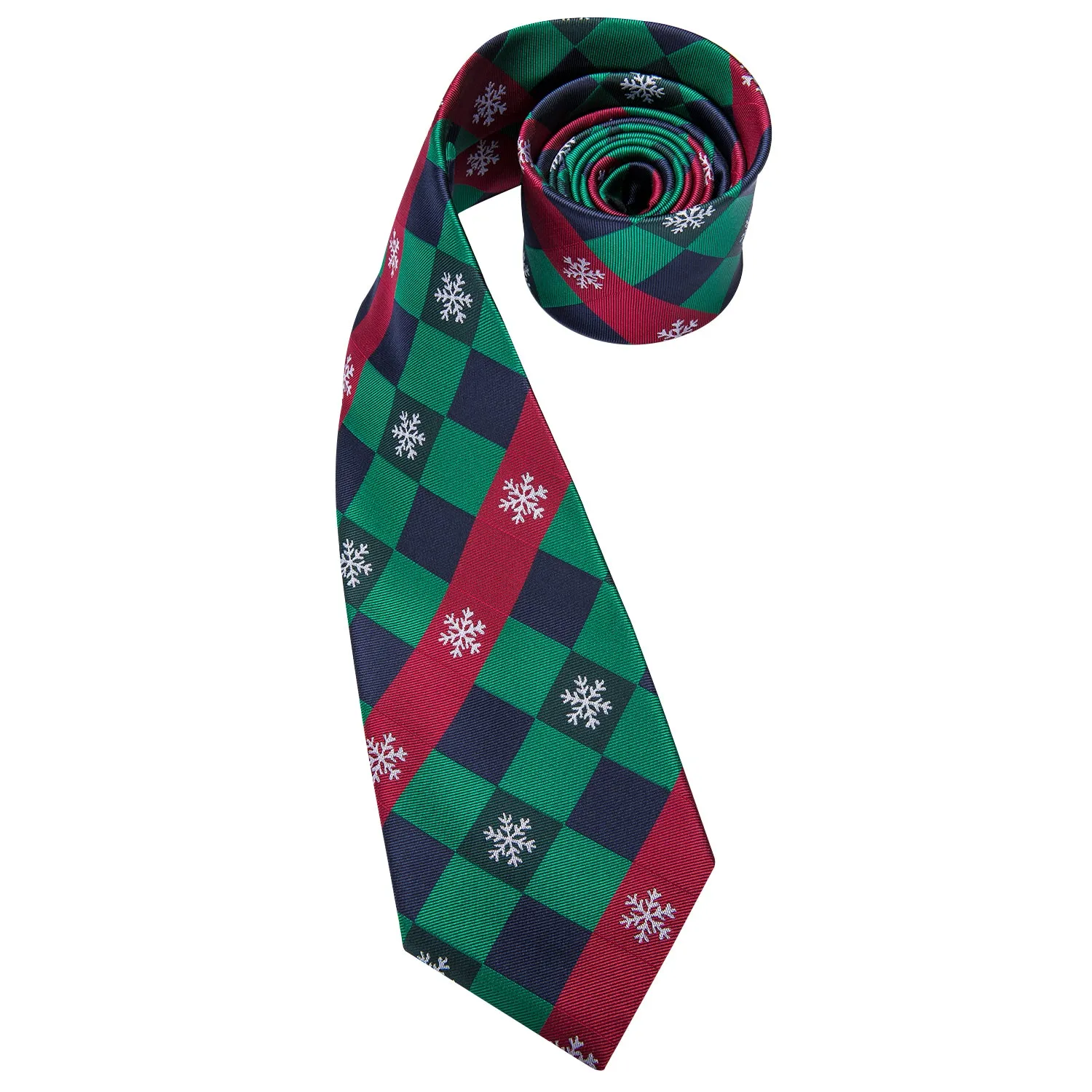 Ties2you Novelty Christmas Ties 2023 4PCS Necktie Cufflinks Hanky Set for Men sold by Ties 2 You product image thumbnail 4