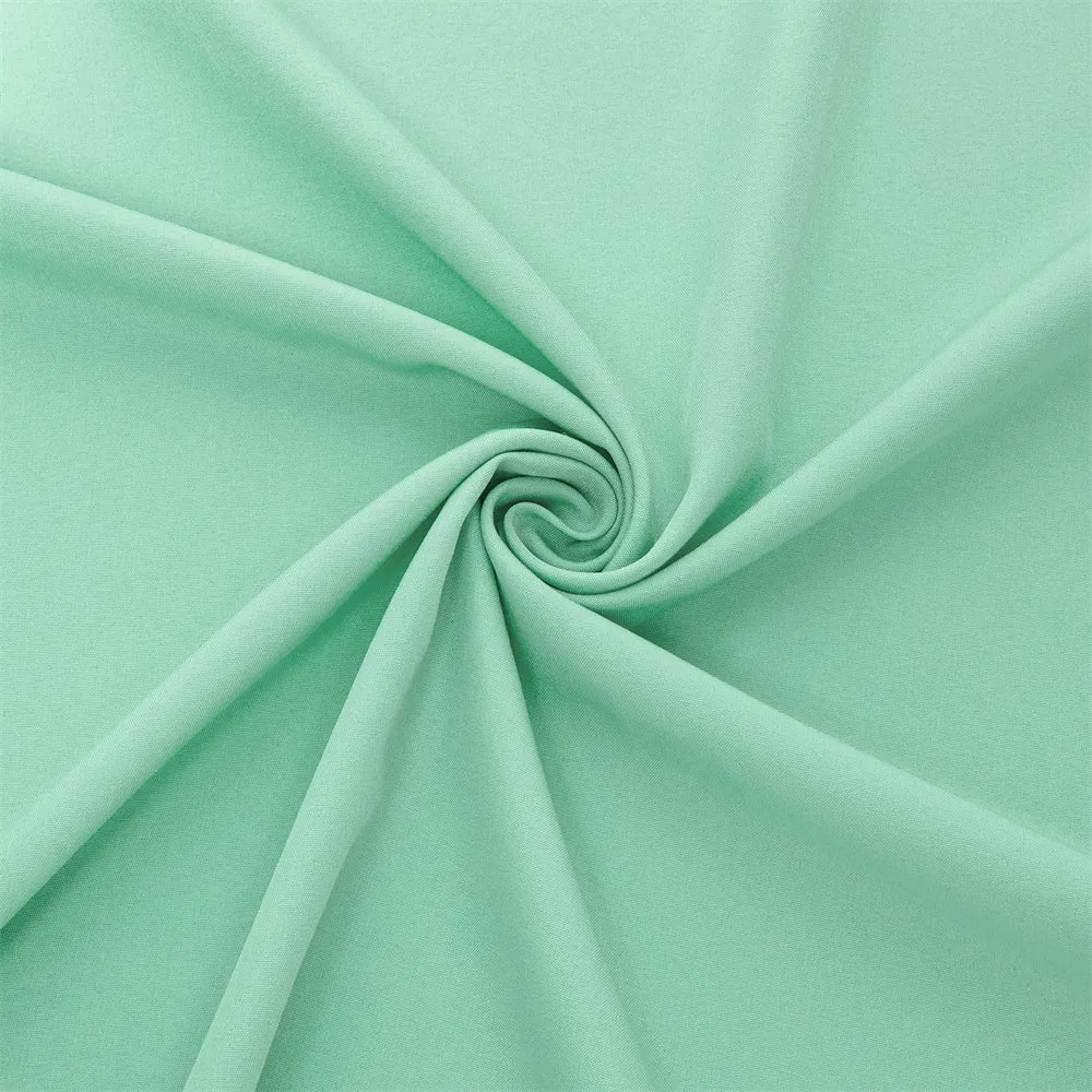 Ties2you Splicing Style Light Green With White Paisley Edge Men's Long Sleeve Shirt sold by Ties2You product image thumbnail 5