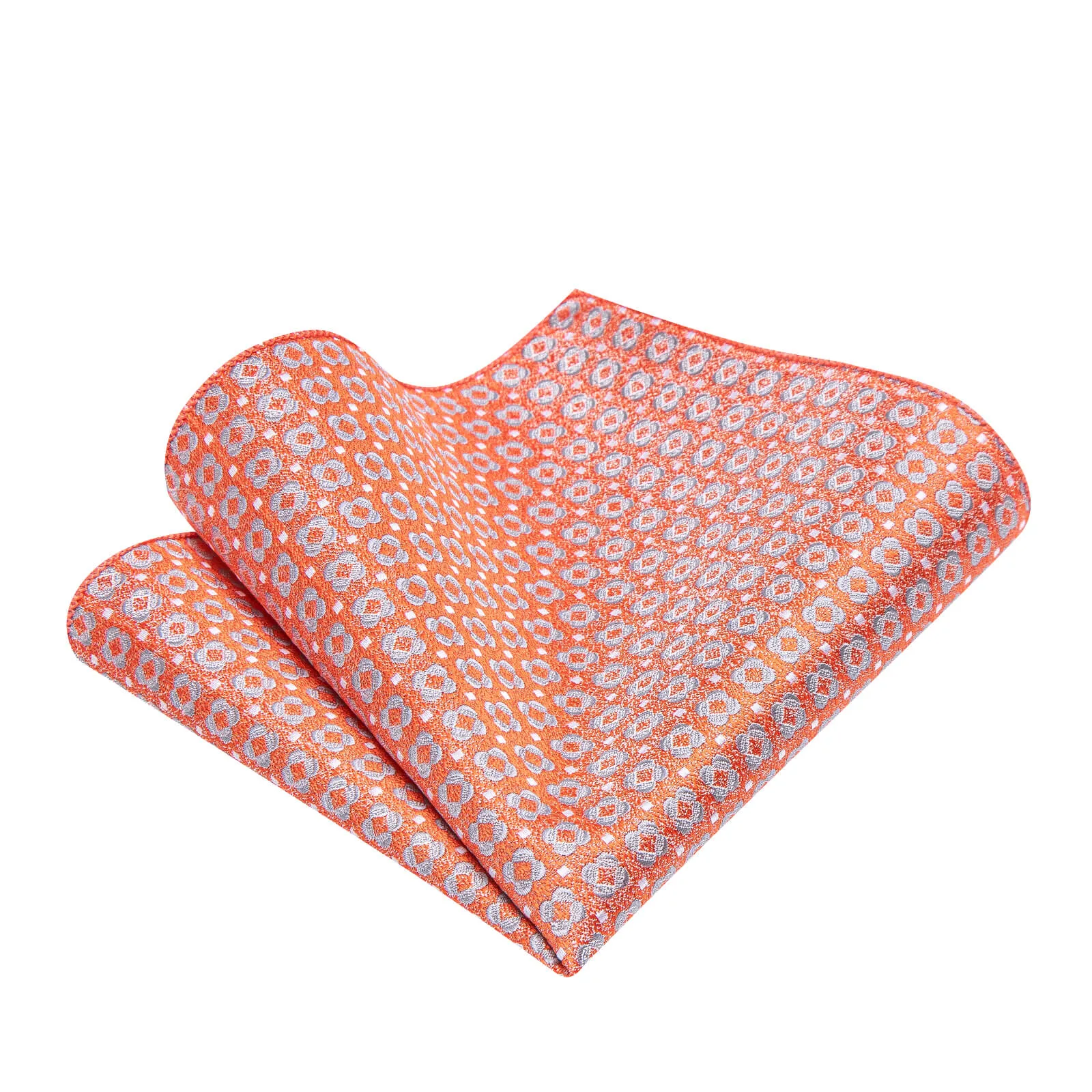 Ties2you Sky Blue Floral Necktie for Men Coral Casual Tie Handkercheif Cufflinks Set sold by Ties2You product image thumbnail 2