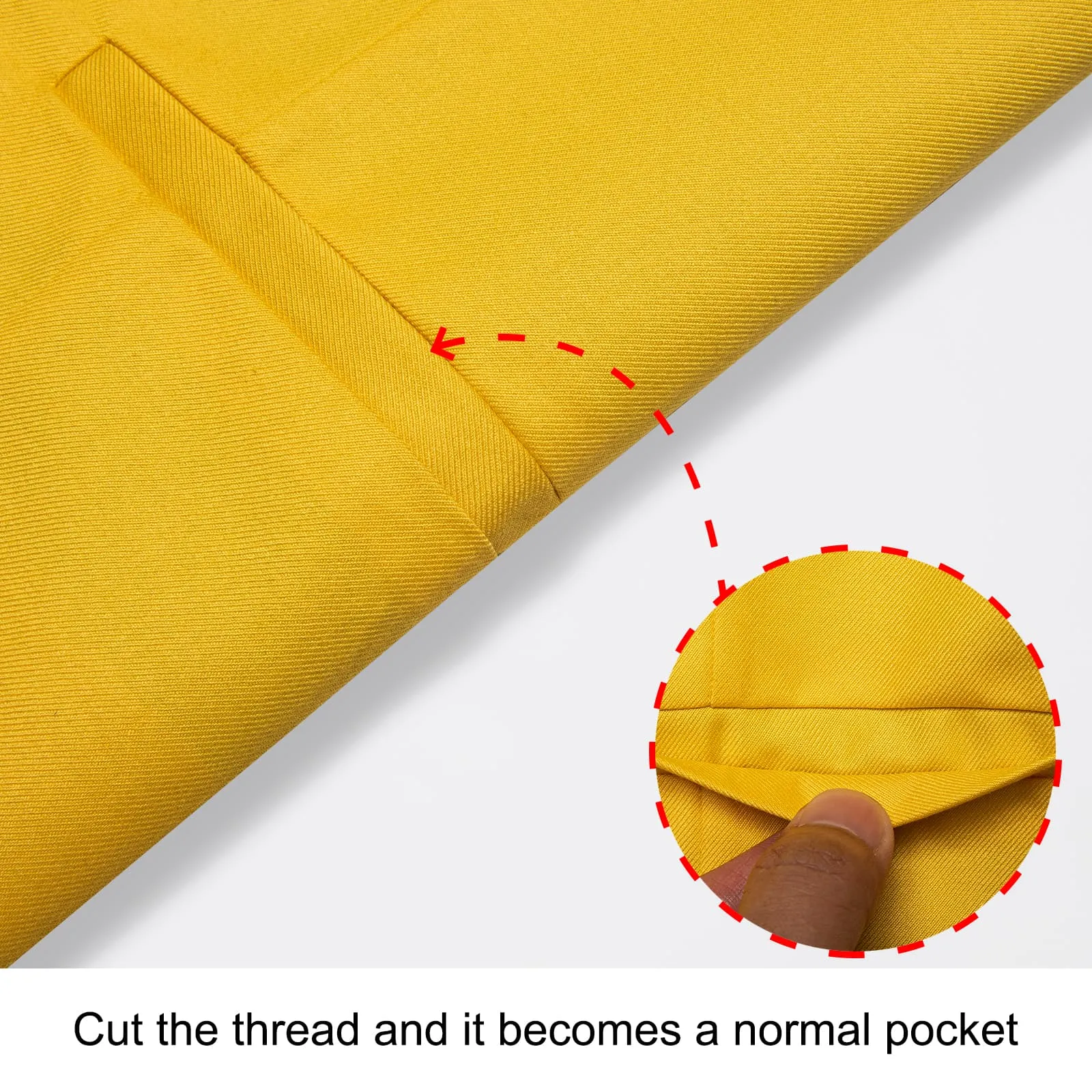 Ties2you Work Vest Saffron Yellow Solid Silk Mens Dress Tuxedo Vest for Business sold by Ties2You product image thumbnail 5