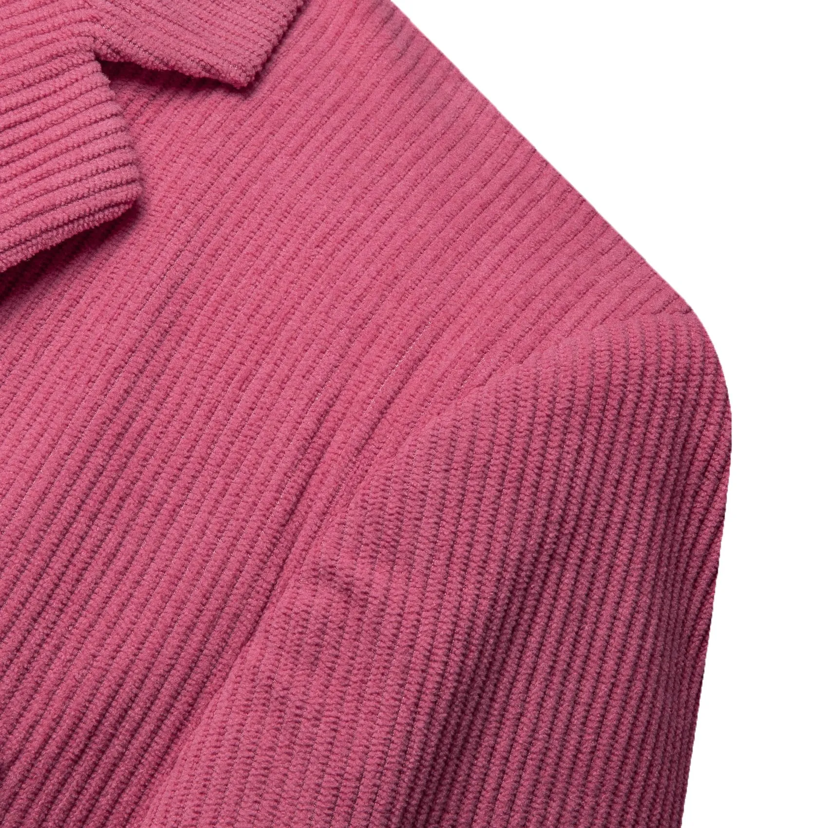 Ties2you Corduroy Suit Raspberry Rose Pink Striped 2 Button Dress Suit for Men sold by Ties2You product image thumbnail 4