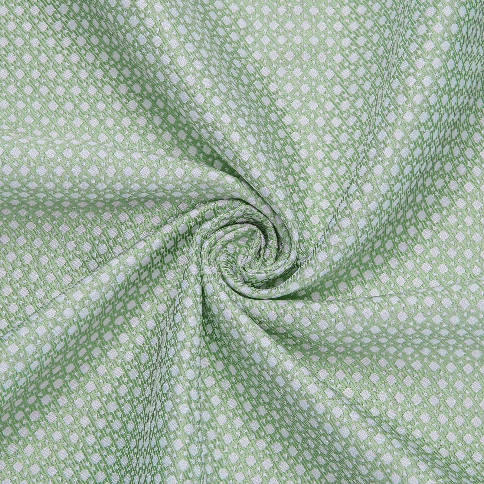 Ties2you Silk Shirt Laurel Green Polka Dot Button Down Silk Mens Long Sleeve Dress Shirt sold by Ties2You product image thumbnail 4