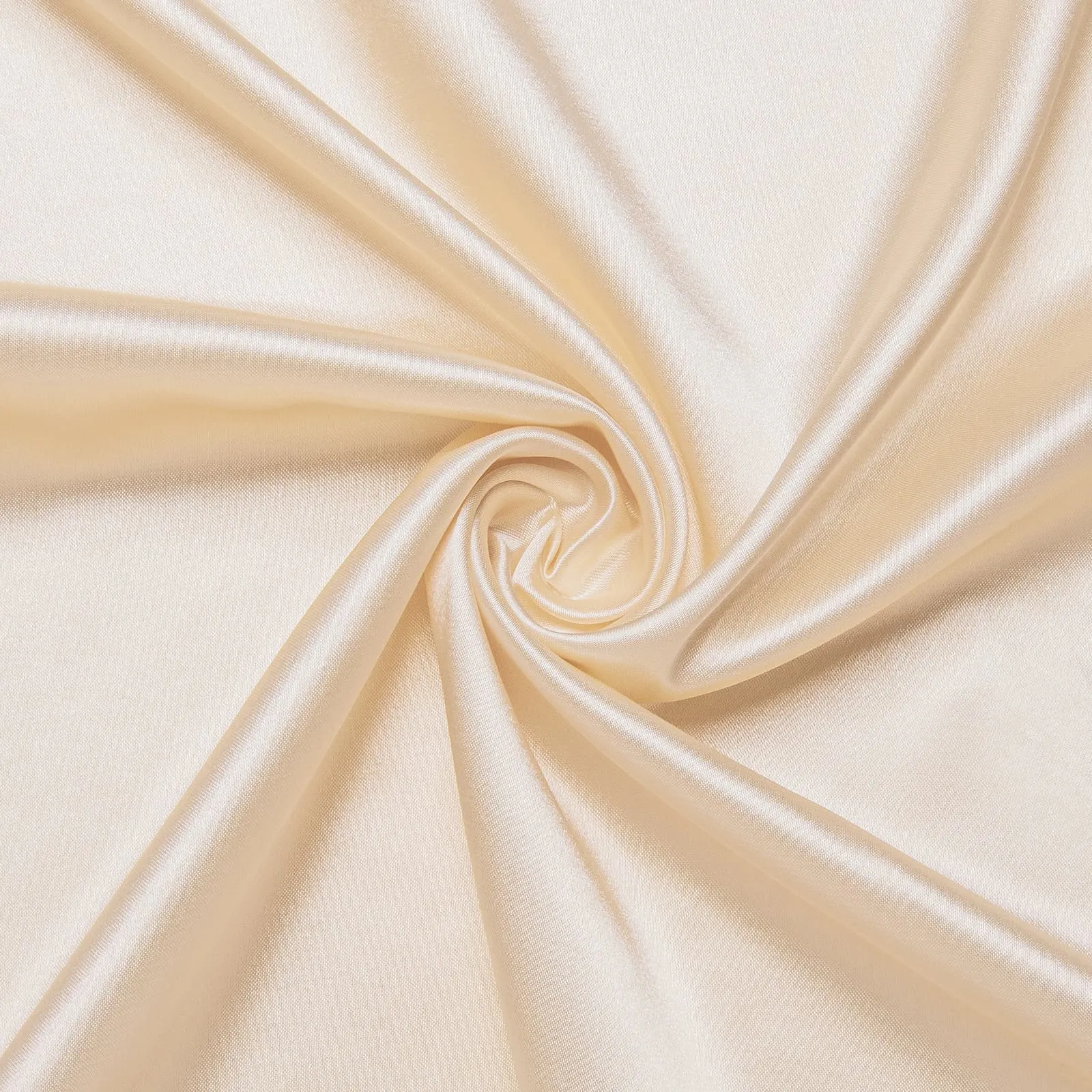 Ties2you Collared Shirt Almond White Satin Solid Long Sleeve Mens Splicing Shirt sold by Ties2You product image thumbnail 4