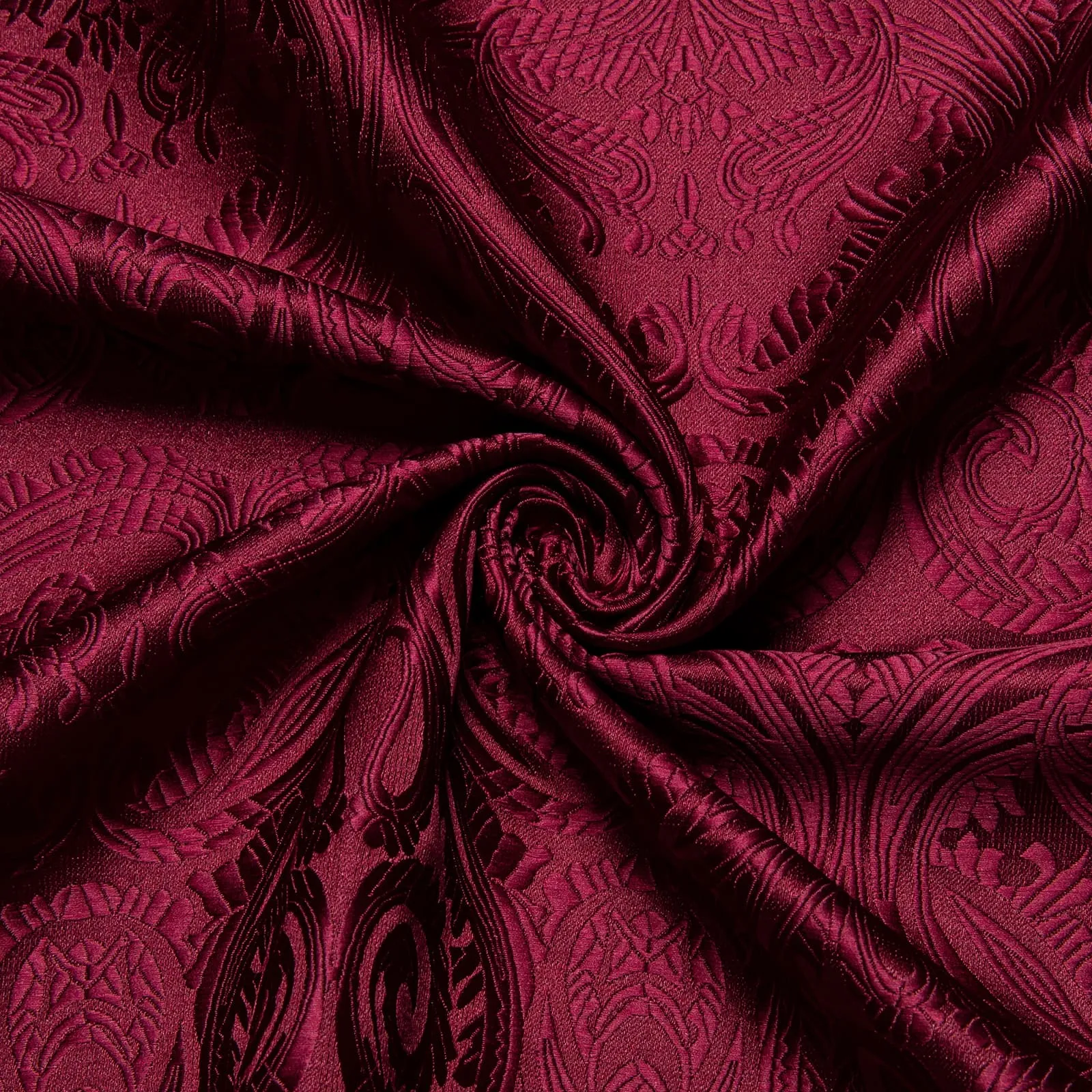 Ties2you Button Up Shirt Burgundy Paisley Long Sleeve Business Dress Shirts for Men sold by Ties2You product image thumbnail 4