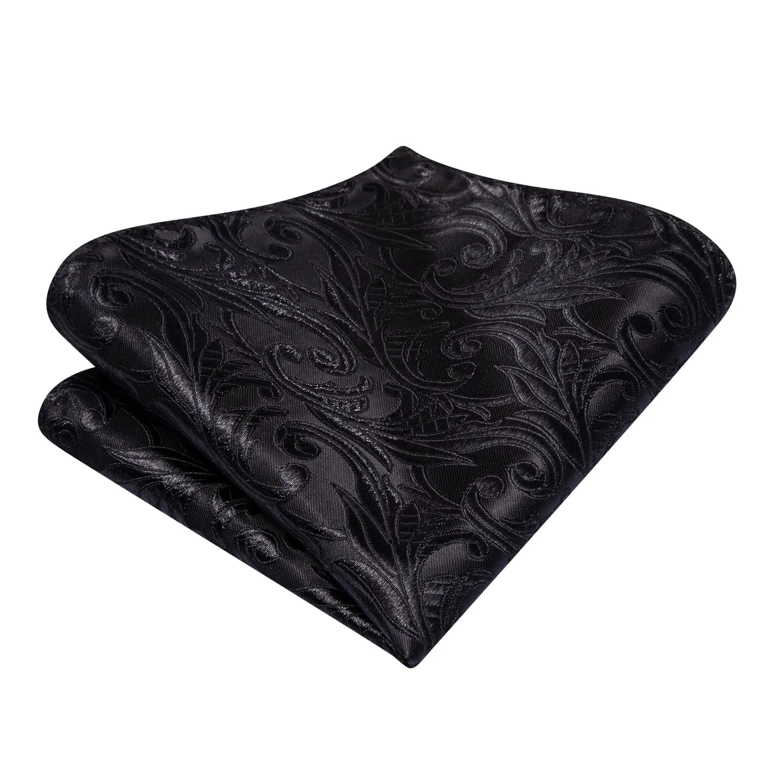 Ties2you Self-tie Bow Ties Black Floral Silk Mens Tuxedo Bowtie Set Business sold by Ties2You product image thumbnail 4