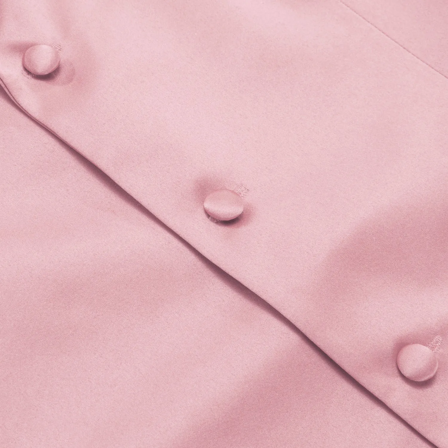Ties2you Men's Work Vest Lemonade Pink Silk Suit Button Vest Business sold by Ties2You product image thumbnail 5