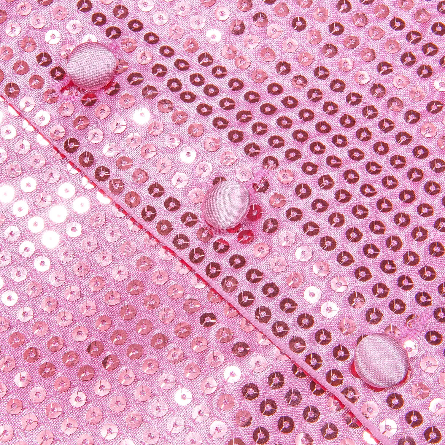 Ties2you Men's Casual Vest Shining Taffy Pink Sequins Vest Bow Tie Set sold by Ties2You product image thumbnail 5