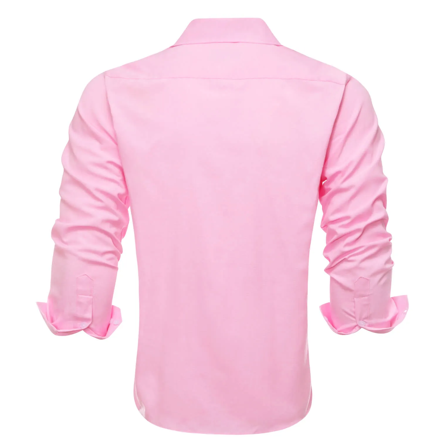 Ties2you Button Down Shirt Light Pink Solid Men's Shirt for Business sold by Ties2You product image thumbnail 3