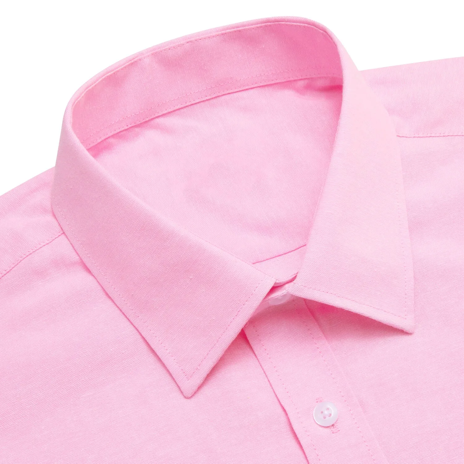 Ties2you Button Down Shirt Light Pink Solid Men's Shirt for Business sold by Ties2You product image thumbnail 4