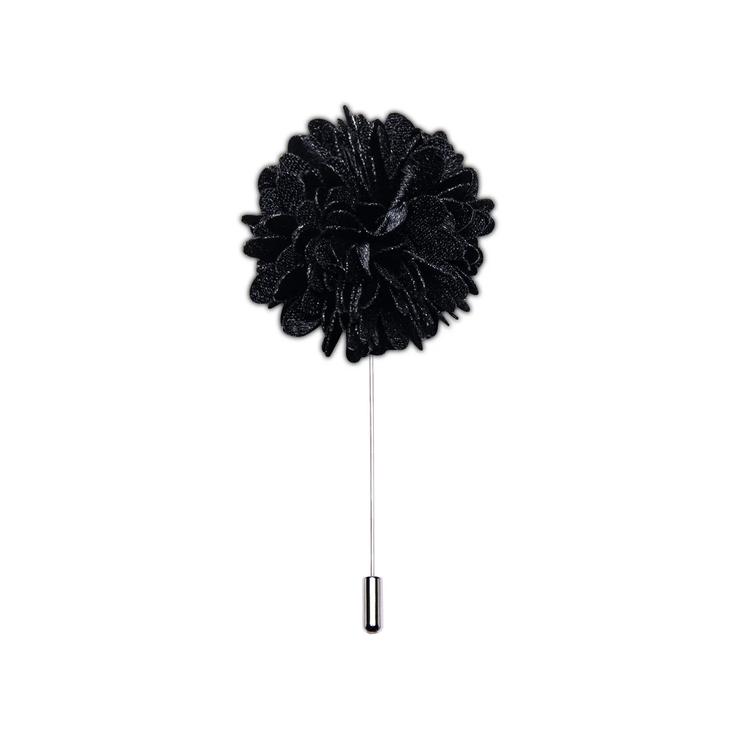 Ties2you Men's Tie Accessories Black Lapel Pin Brooch sold by Ties2You